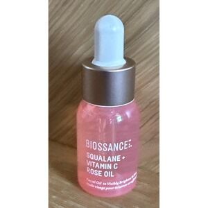 Biossance Squalane + Vitamin C Rose Oil-Travel Size‎ (0.4 FL OZ / 12 ML) NWOB